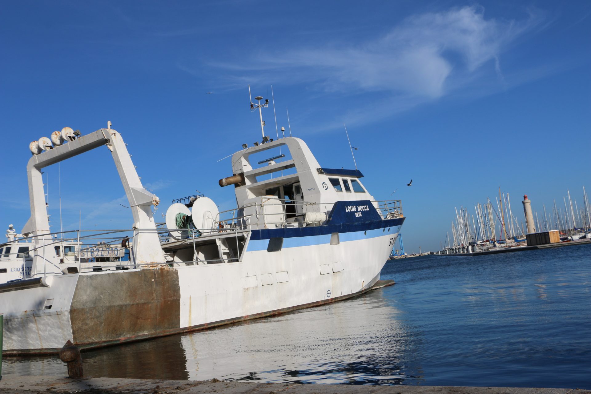 visite chalutier Louis Nocca Sète