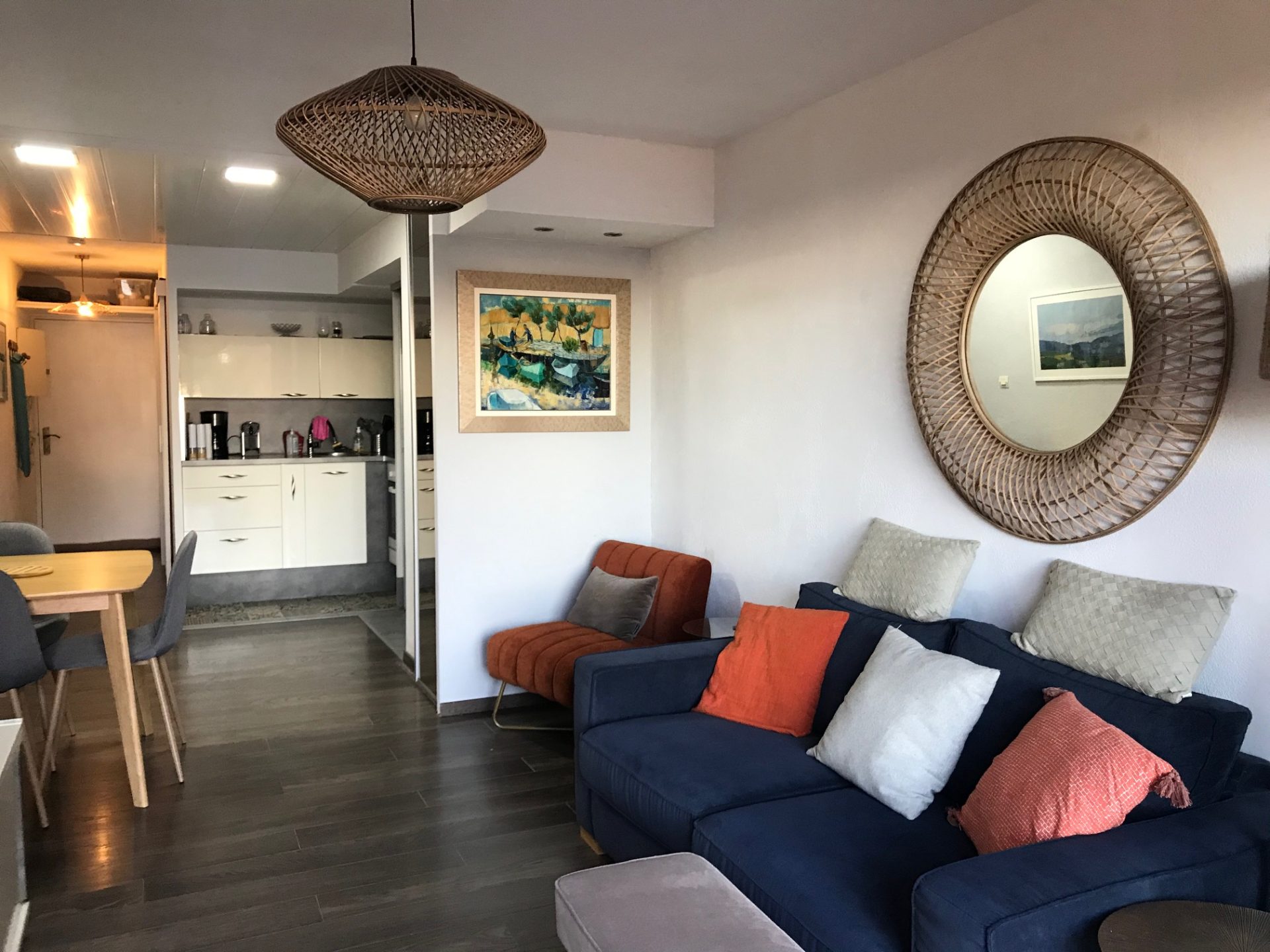 T2 piscine, clim, parking