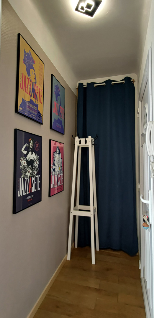 T3 Quartier Haut vue mer clim garage