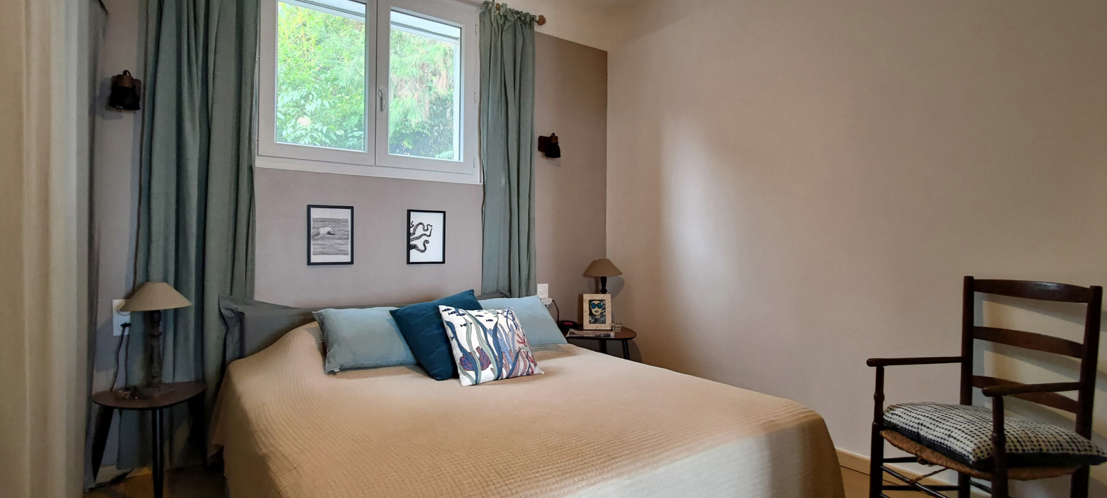 T3 Quartier Haut vue mer clim garage