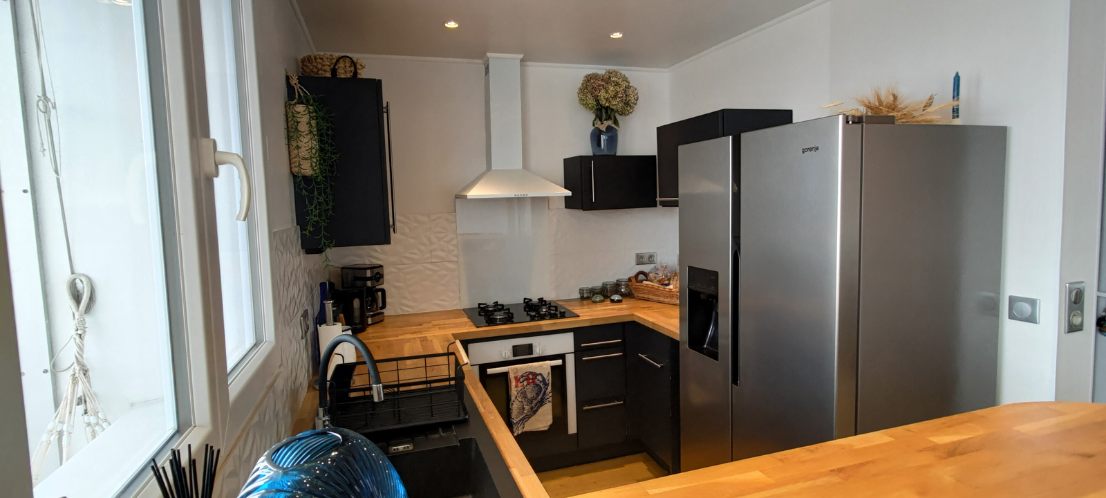 T3 Quartier Haut vue mer clim garage