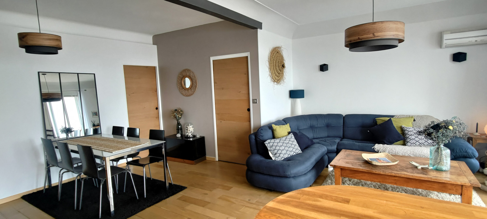 T3 Quartier Haut vue mer clim garage