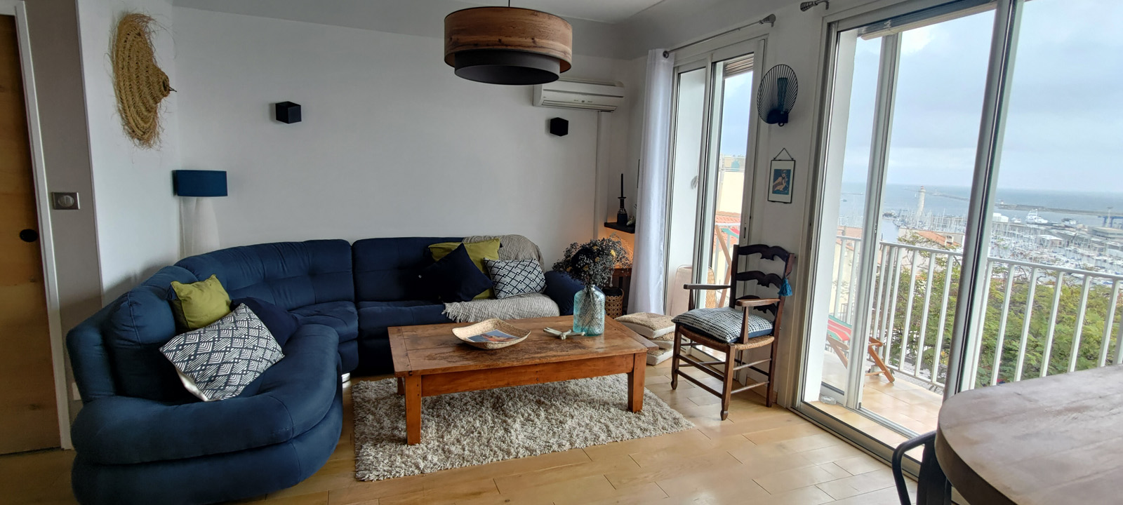 T3 Quartier Haut vue mer clim garage