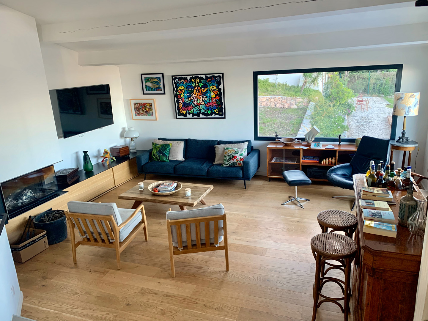 Villa piscine Saint Clair Sémaphore vue ville et mer