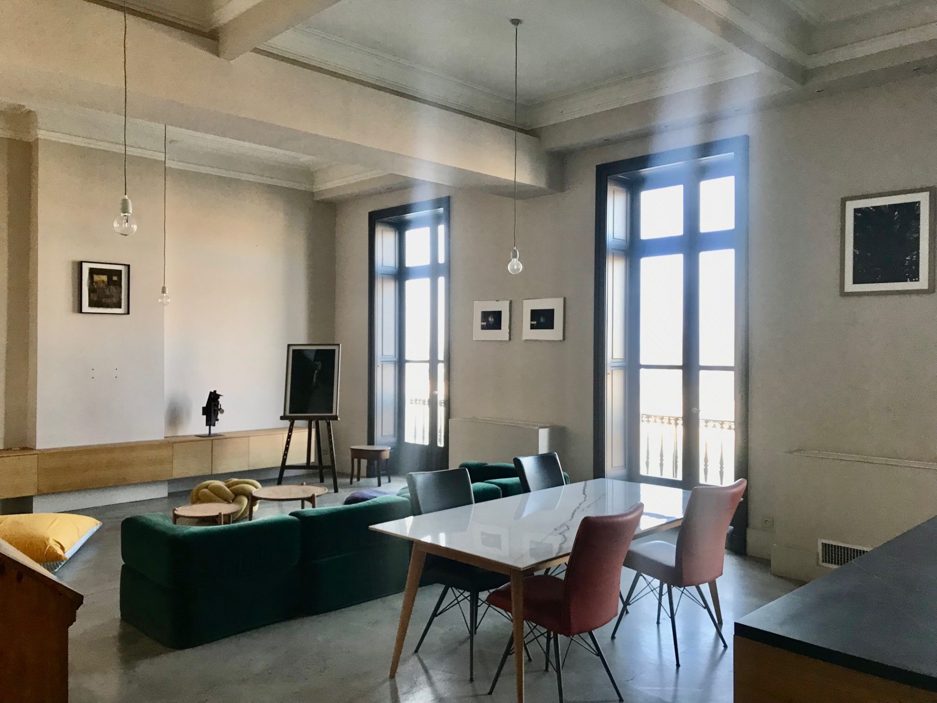 Élégant T2 climatisé vue canal