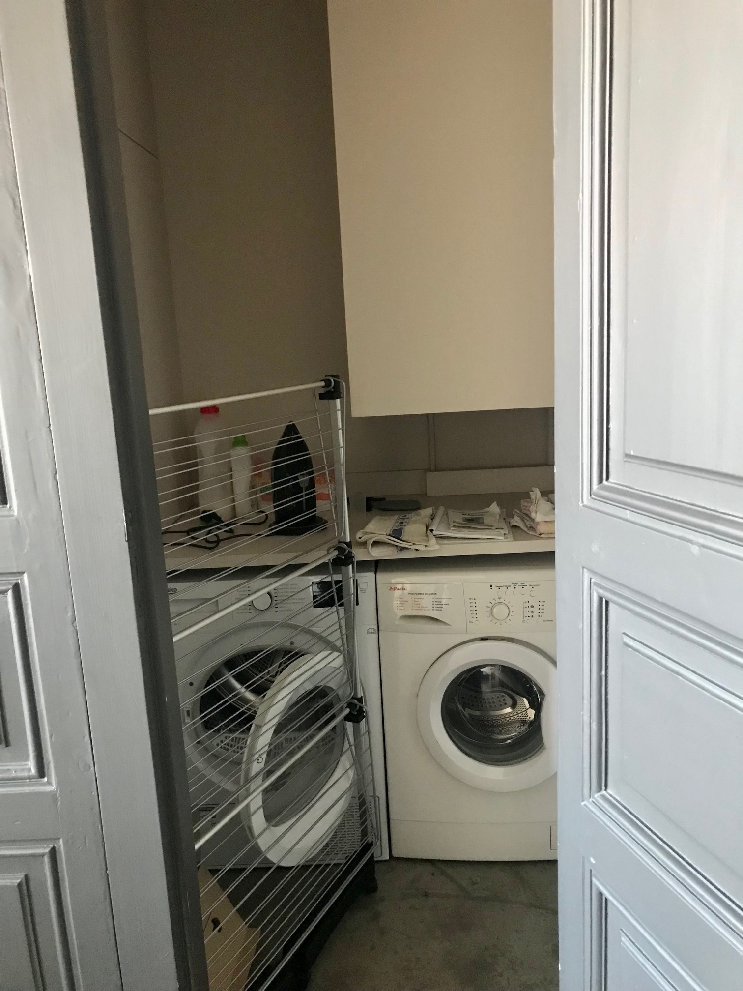 Élégant T2 climatisé vue canal