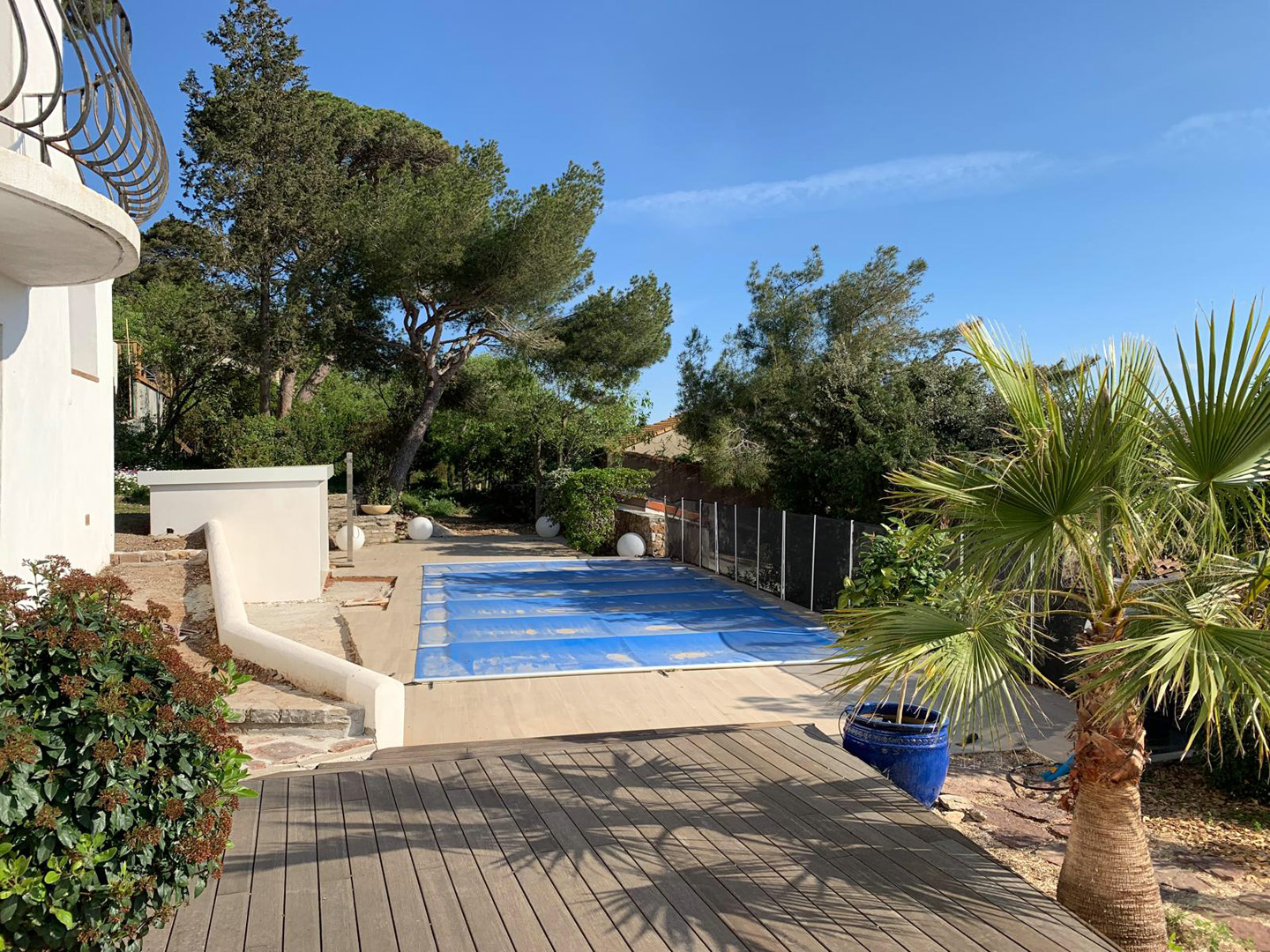 Villa piscine Saint Clair Sémaphore vue ville et mer