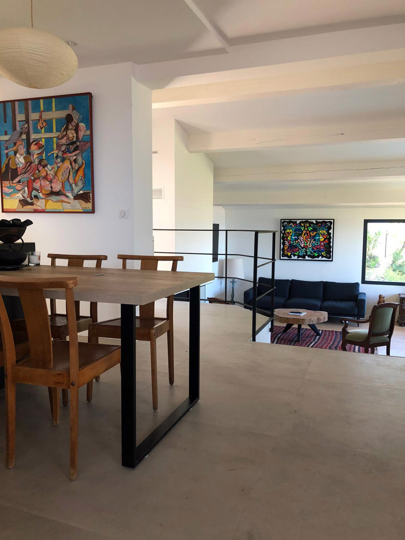 Villa piscine Saint Clair Sémaphore vue ville et mer