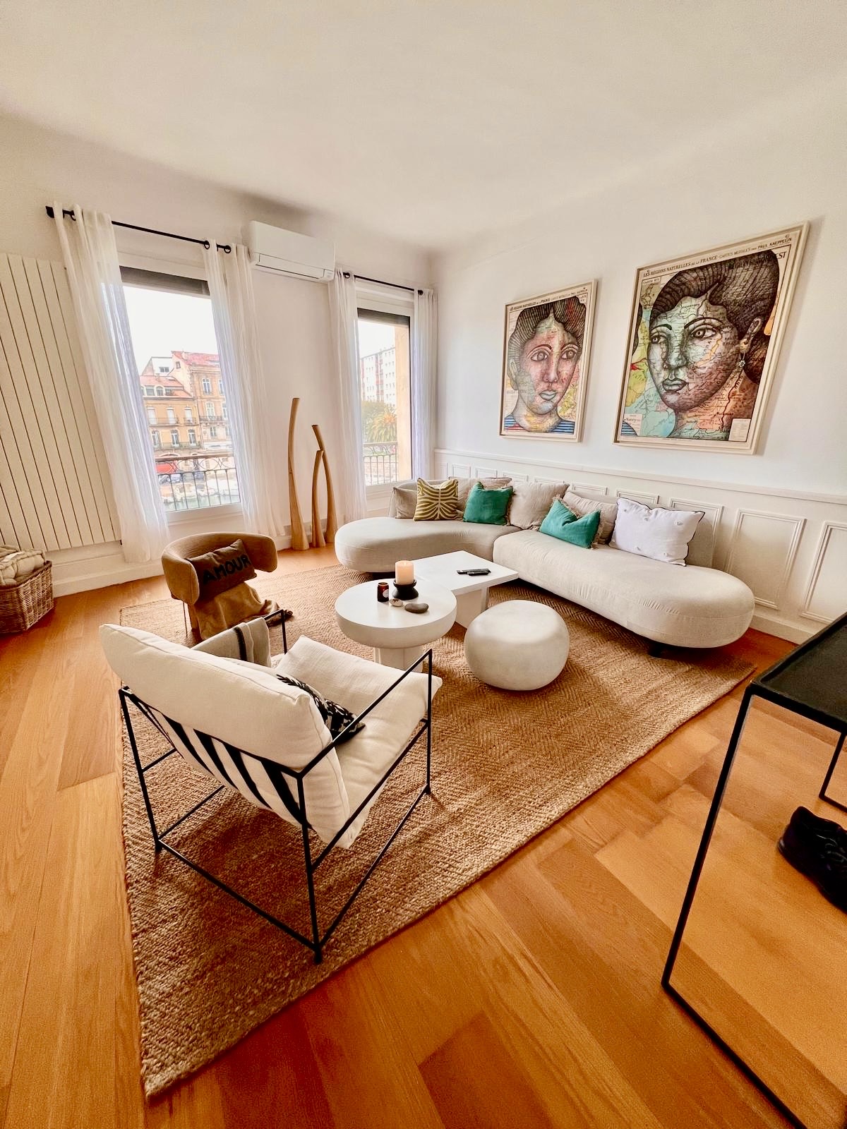 Elégant T3 climatisé canal Rhin et Danube