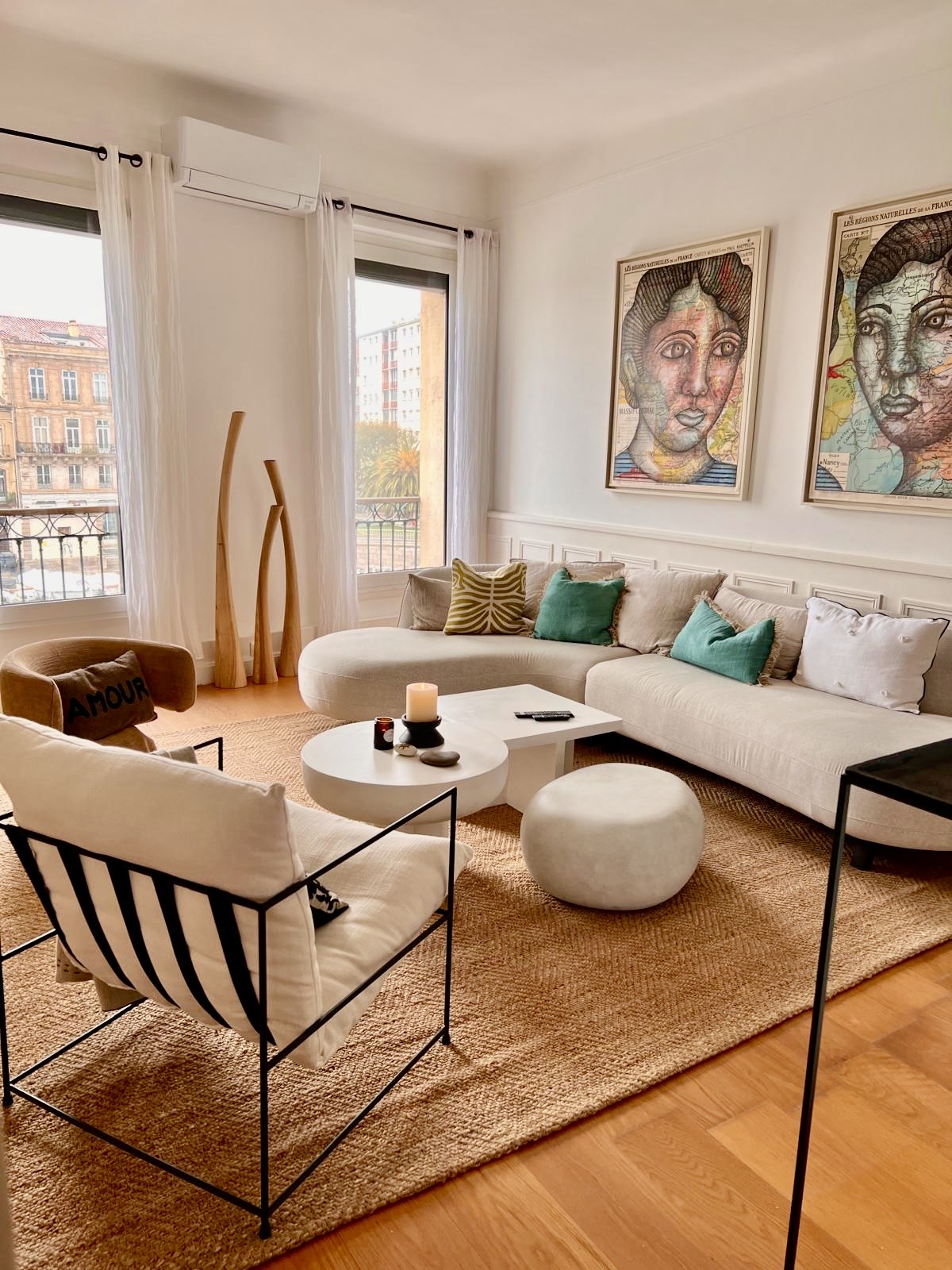 Elégant T3 climatisé canal Rhin et Danube